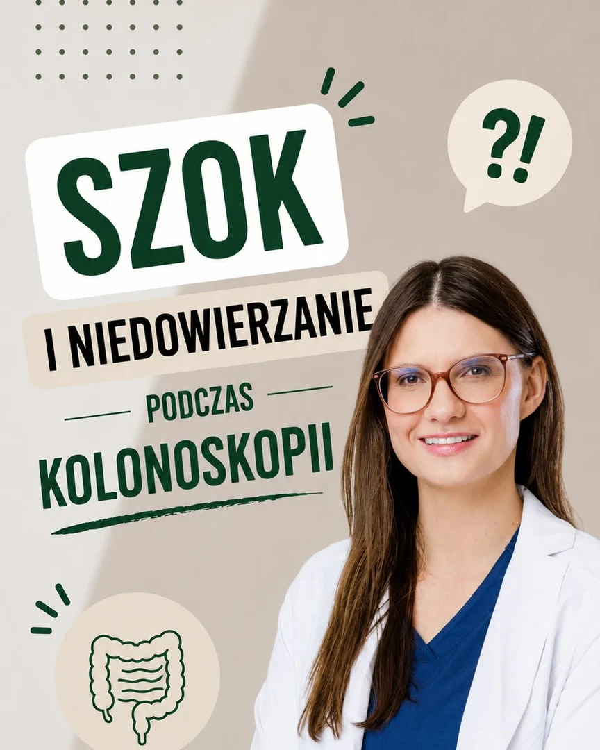 Lek. Marta Osiewicz-Sienkiewicz, rolka na Instagramie: Szok i niedowierzanie podczas kolonoskopii